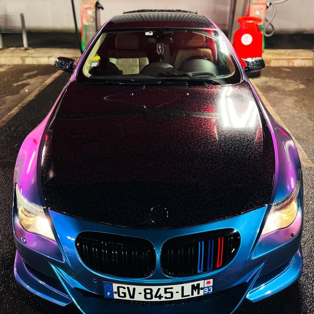 Gloss Chameleon Blue Purple Car Vinyl Wrap product image 4 - Veloro color shift vinyl wrap