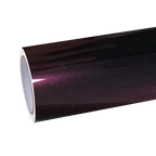 Gloss Chameleon Color Shift Black Red Car Vinyl Wrap PET