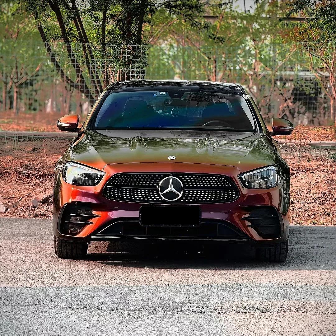 Gloss Chameleon Gold Red Car Vinyl Wrap| Glossy Sunrise Morning Glow Car Wrap product image 3 - Veloro color shift