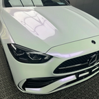 Gloss Chameleon Purple White Car Vinyl Wrap PET product image 8 - Veloro color shift vinyl wrap