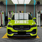 Gloss Chartreuse Green Car Vinyl Wrap PET product image 3 - Veloro gloss vinyl wrap