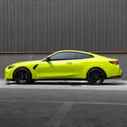 Gloss Chartreuse Yellow Car Vinyl Wrap Chevrolet Camaro product image 3 - Veloro gloss vinyl wrap