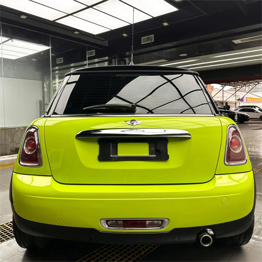 Gloss Chartreuse Yellow Car Vinyl Wrap Chevrolet Camaro product image 13 - Veloro gloss vinyl wrap