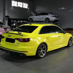 Gloss Lemon Yellow Car Vinyl Wrap product image 5 - Veloro gloss vinyl wrap