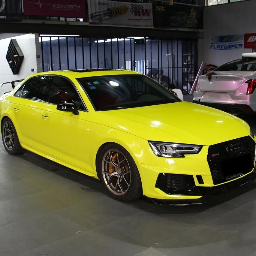 Gloss Lemon Yellow Car Vinyl Wrap product image 3 - Veloro gloss vinyl wrap