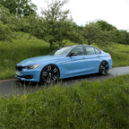 Gloss China Blue Car Vinyl Wrap PET product image 5 - Veloro gloss vinyl wrap