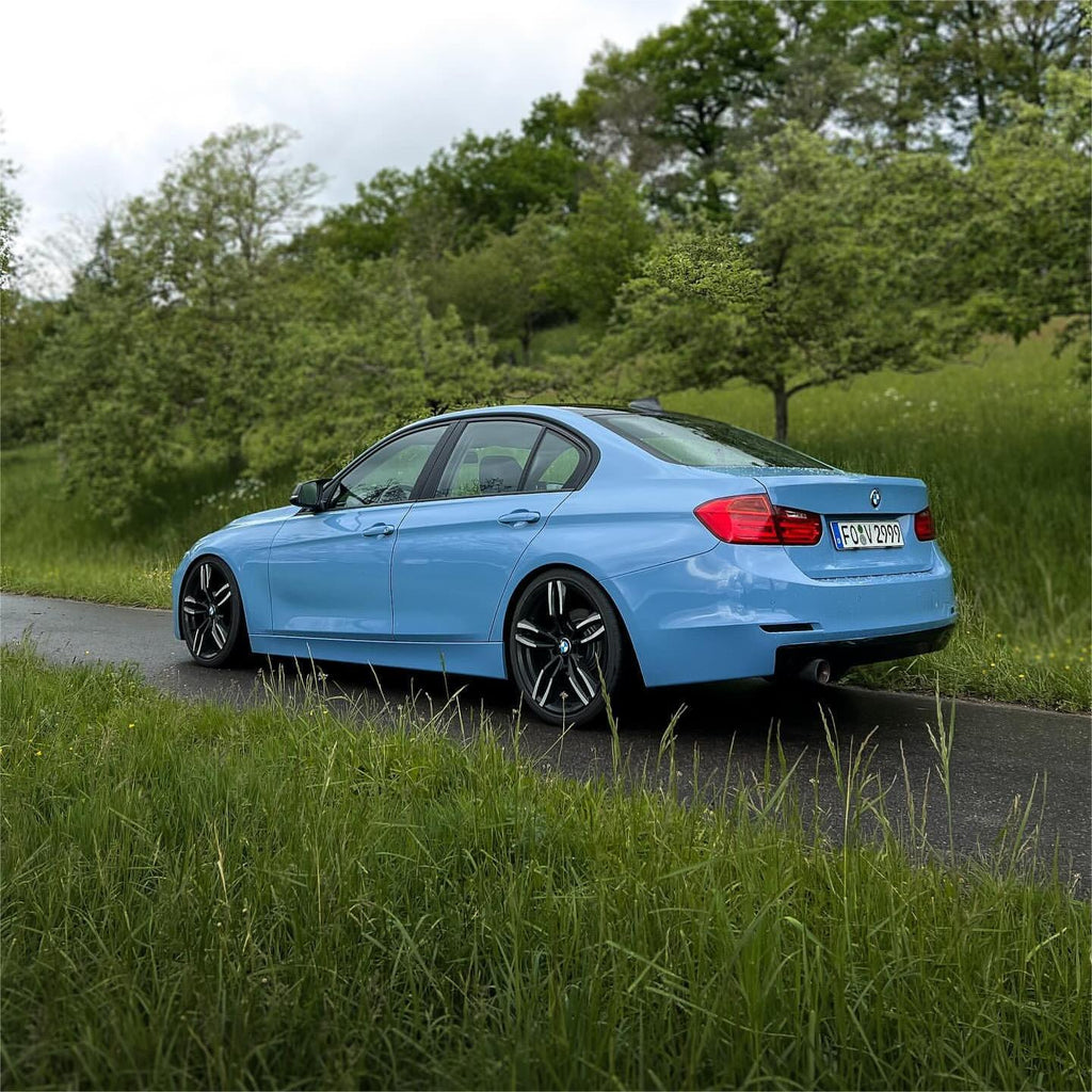 Gloss China Blue Car Vinyl Wrap PET product image 7 - Veloro gloss vinyl wrap