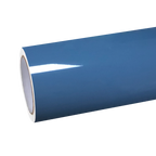 Gloss China Blue Car Vinyl Wrap PET