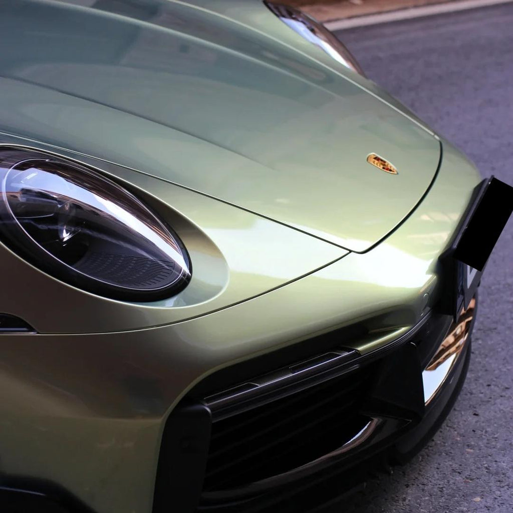 Gloss Chameleon Color Shift Urban Bamboo Car Vinyl Wrap PET Porsche product image 15 - Veloro color shift vinyl wrap