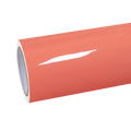 Gloss Coral Orange Car Vinyl Wrap PET