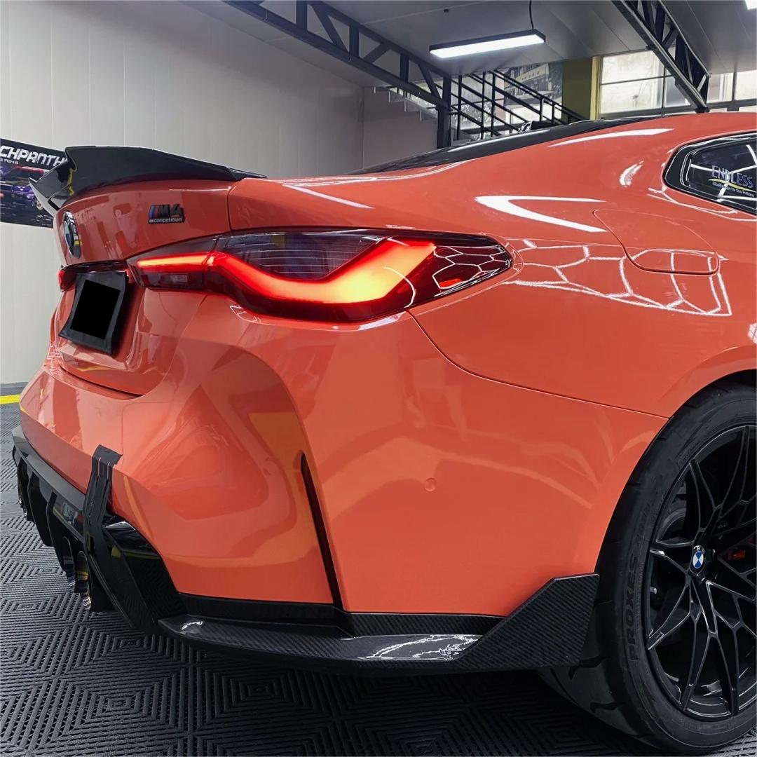 Gloss Coral Orange Car Vinyl Wrap PET product image 11 - Veloro gloss vinyl wrap