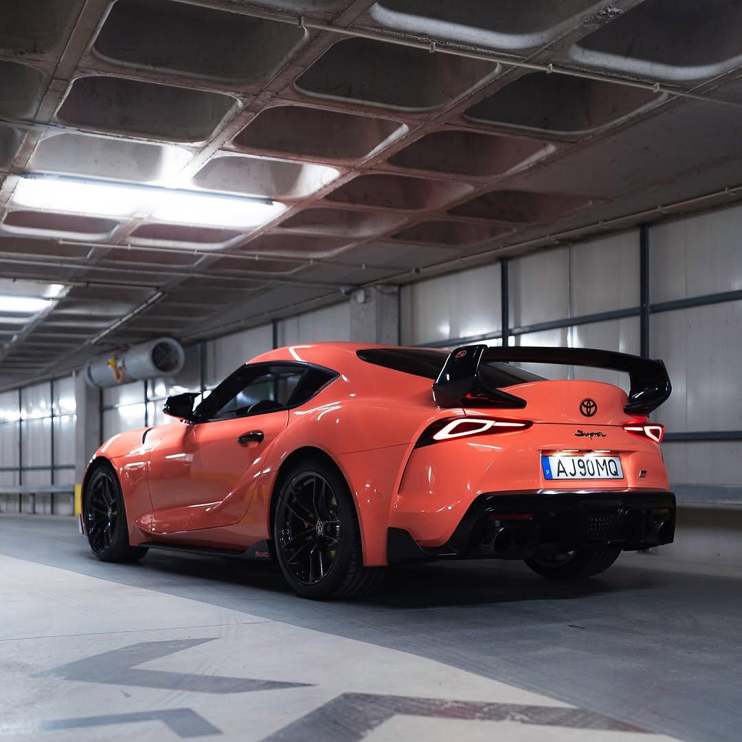 Gloss Coral Orange Car Vinyl Wrap PET product image 4 - Veloro gloss vinyl wrap