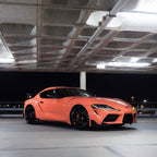 Gloss Coral Orange Car Vinyl Wrap PET product image 3 - Veloro gloss vinyl wrap
