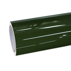 Gloss Crystal Army Green Car Vinyl Wrap PET