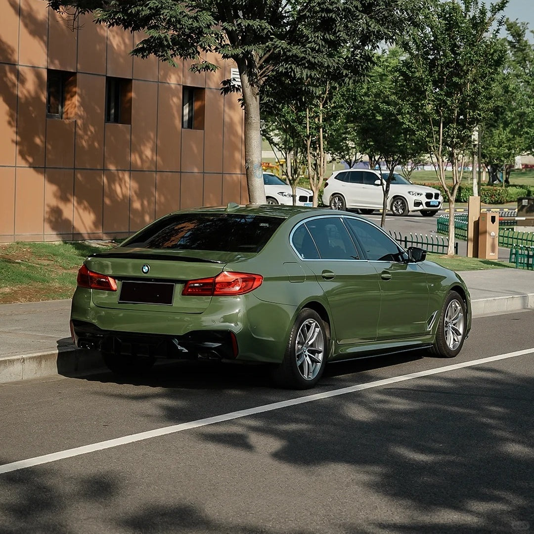 Gloss Crystal Army Green Car Vinyl Wrap PET product image 6 - Veloro gloss vinyl wrap