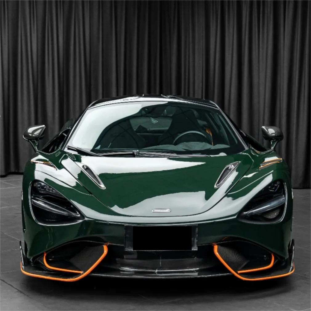 Gloss Crystal Dark Green Car Vinyl Wrap PET product image 4 - Veloro gloss vinyl wrap