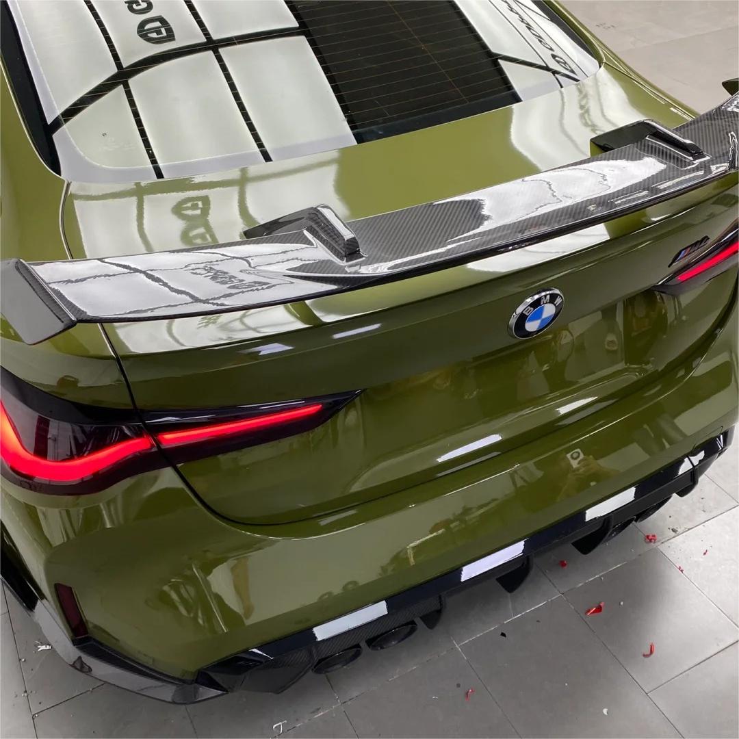 Gloss Crystal Fir Green Car Vinyl Wrap product image 6 - Veloro gloss vinyl wrap