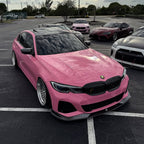 Gloss Crystal Light Pink Car Vinyl Wrap PET product image 2 - Veloro gloss vinyl wrap