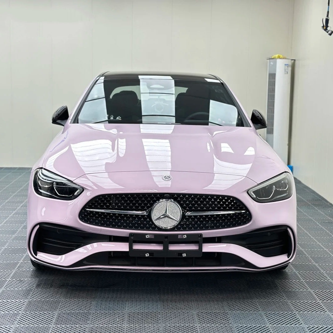 Gloss Crystal Lilac Purple Car Vinyl Wrap PET product image 2 - Veloro gloss vinyl wrap
