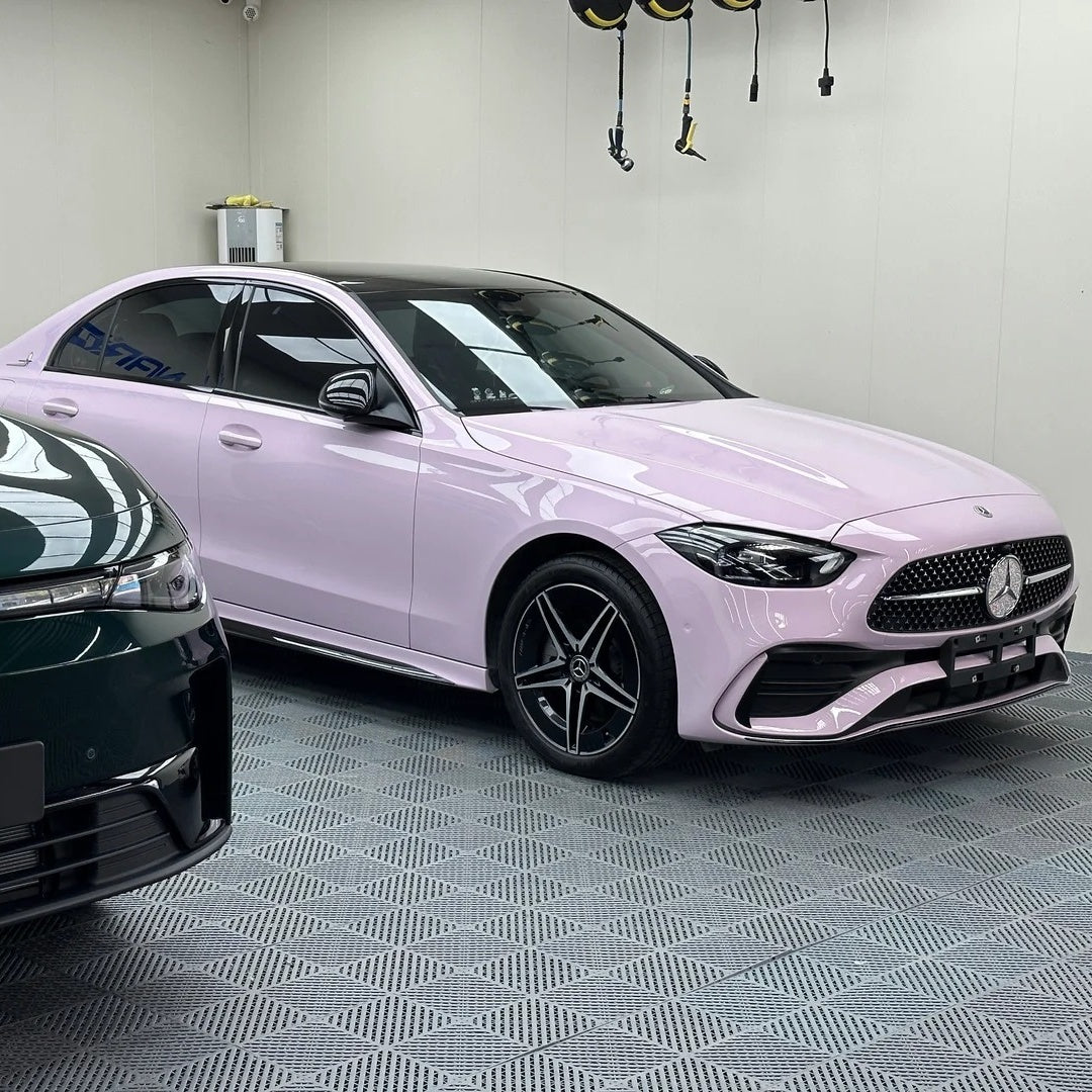 Gloss Crystal Lilac Purple Car Vinyl Wrap PET product image 3 - Veloro gloss vinyl wrap