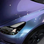Gloss Metallic Chameleon Grey Purple Car Vinyl Wrap PET product image 9 - Veloro color shift vinyl wrap