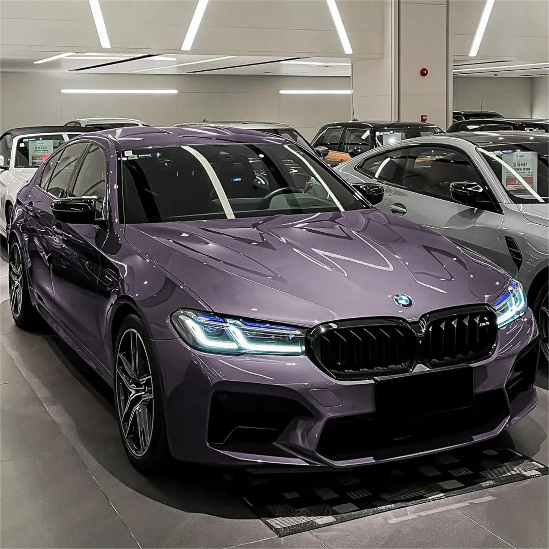 Gloss Crystal Midsummer Purple Car Vinyl Wrap PET product image 14 - Veloro gloss vinyl wrap