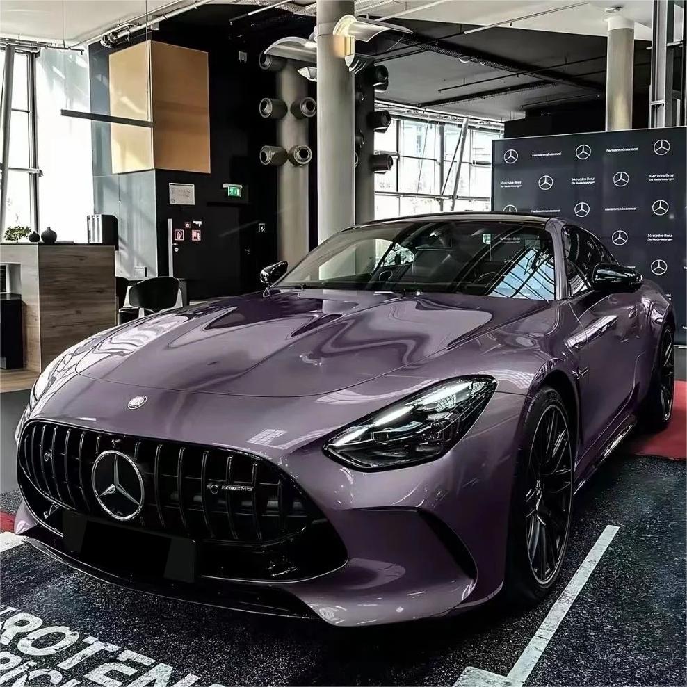 Gloss Crystal Midsummer Purple Car Vinyl Wrap PET product image 4 - Veloro gloss vinyl wrap