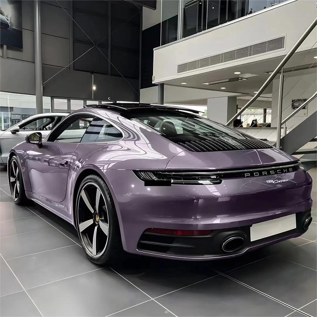 Gloss Crystal Midsummer Purple Car Vinyl Wrap PET product image 8 - Veloro gloss vinyl wrap