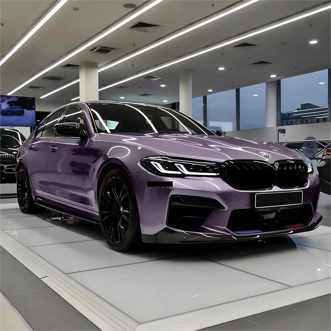 Gloss Crystal Midsummer Purple Car Vinyl Wrap PET product image 11 - Veloro gloss vinyl wrap