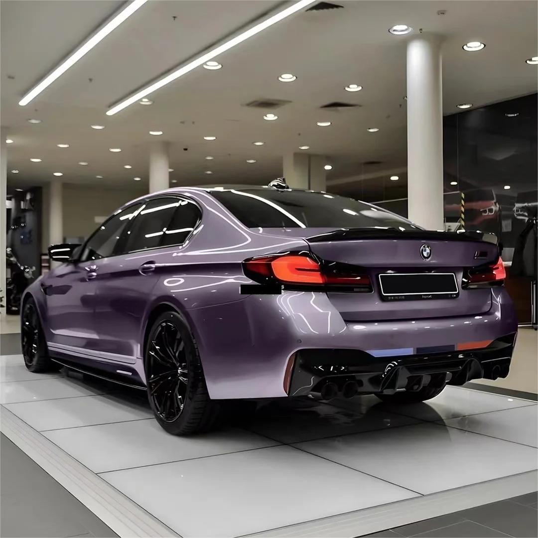 Gloss Crystal Midsummer Purple Car Vinyl Wrap PET product image 12 - Veloro gloss vinyl wrap