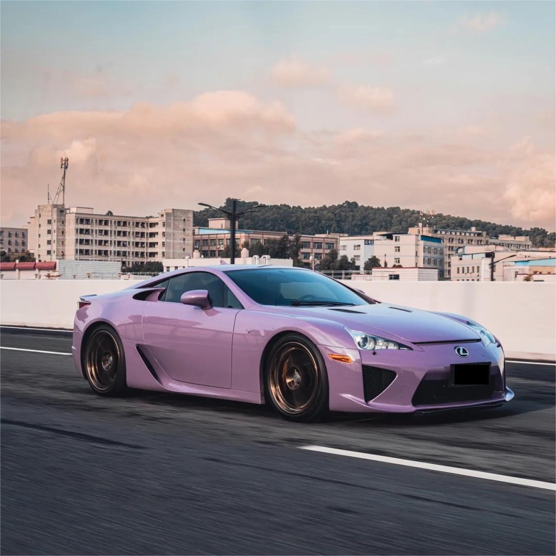 Gloss Crystal Negroni Purple Car Vinyl Wrap PET product image 13 - Veloro gloss vinyl wrap