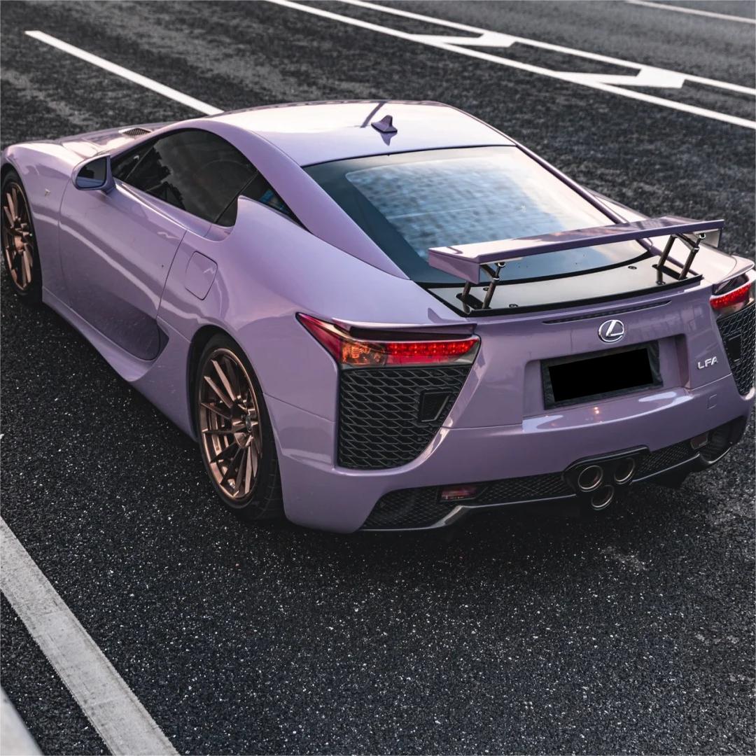 Gloss Crystal Negroni Purple Car Vinyl Wrap PET product image 4 - Veloro gloss vinyl wrap