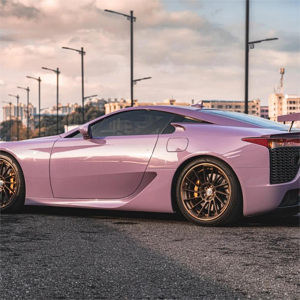 Gloss Crystal Negroni Purple Car Vinyl Wrap PET product image 14 - Veloro gloss vinyl wrap