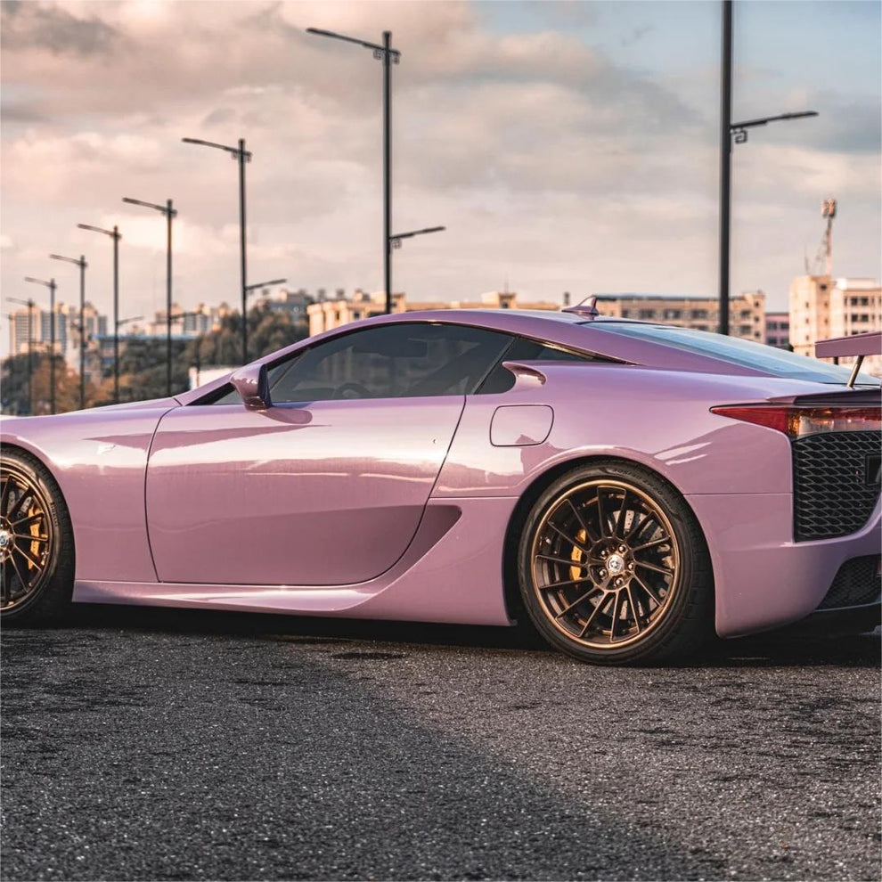 Gloss Crystal Negroni Purple Car Vinyl Wrap PET product image 14 - Veloro gloss vinyl wrap
