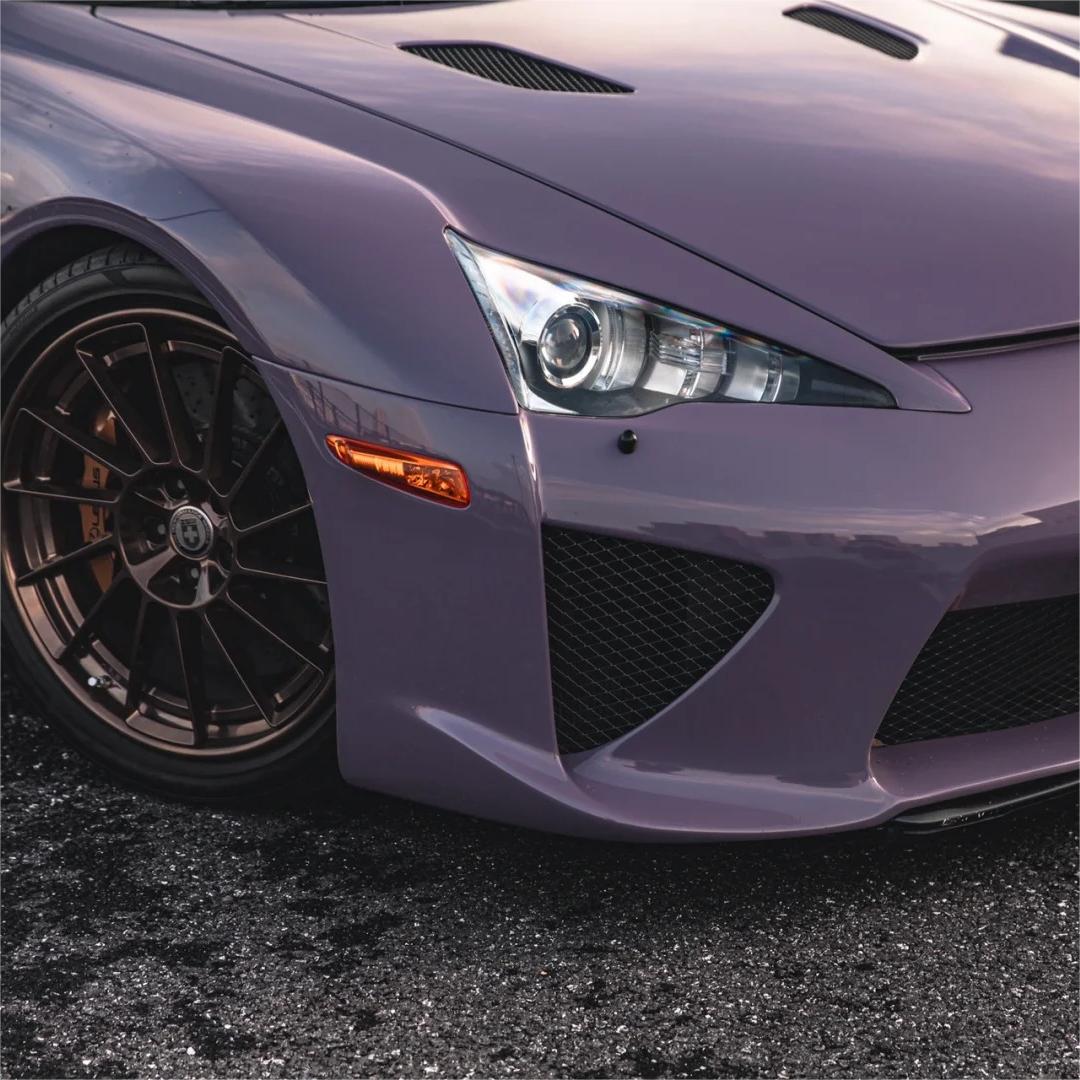 Gloss Crystal Negroni Purple Car Vinyl Wrap PET product image 11 - Veloro gloss vinyl wrap