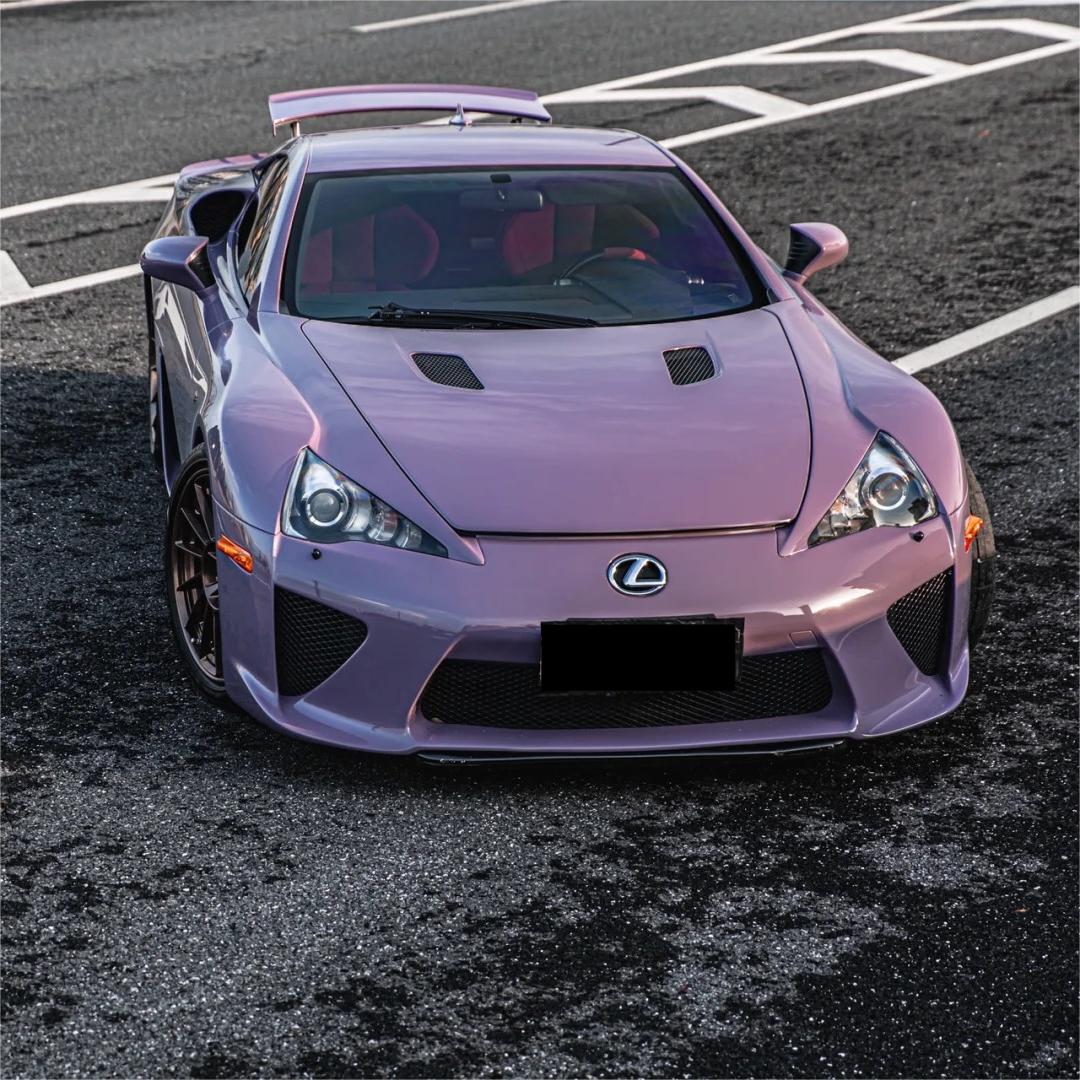 Gloss Crystal Negroni Purple Car Vinyl Wrap PET product image 7 - Veloro gloss vinyl wrap