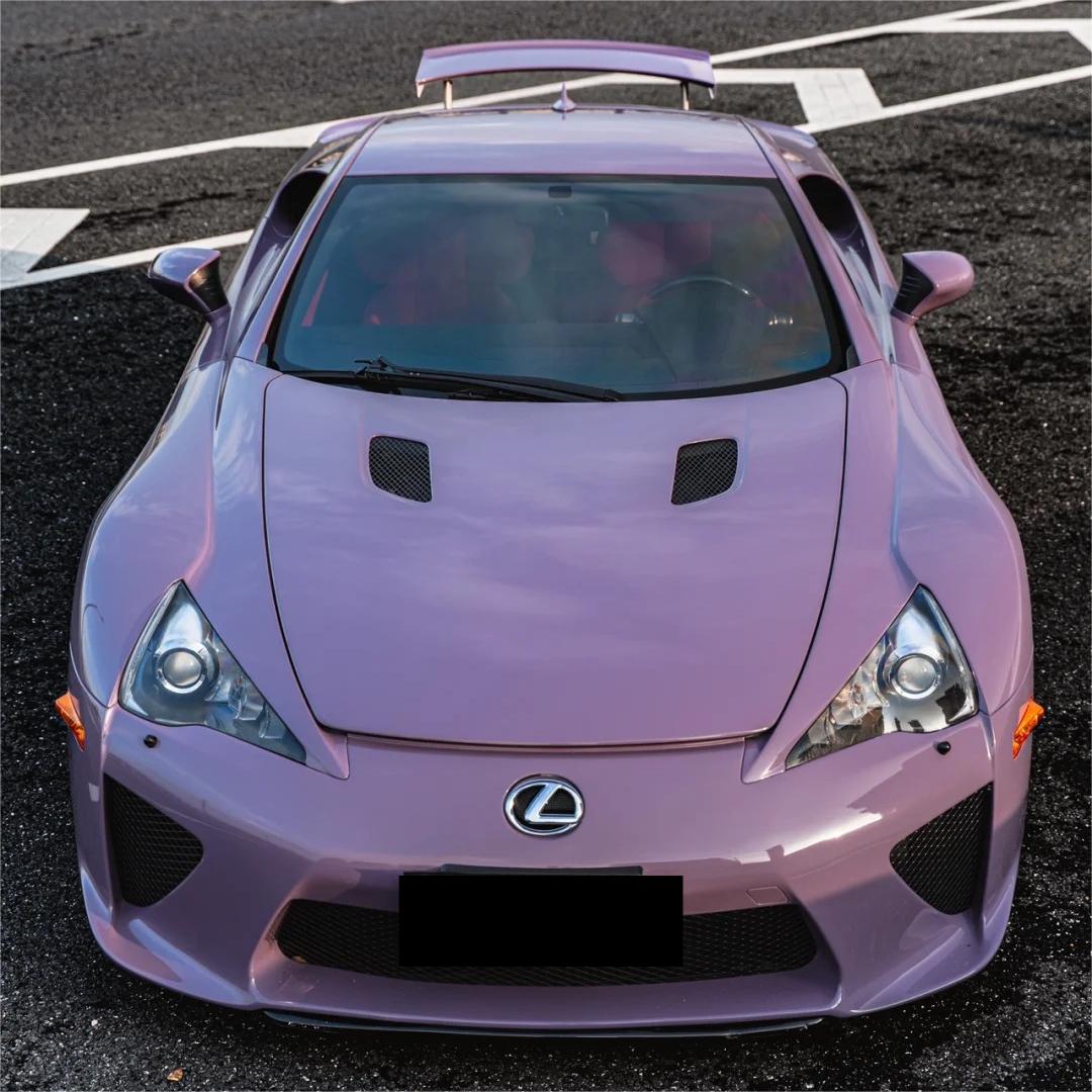 Gloss Crystal Negroni Purple Car Vinyl Wrap PET product image 10 - Veloro gloss vinyl wrap