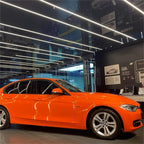 Gloss Crystal Orange Car Vinyl Wrap PET product image 7 - Veloro gloss vinyl wrap