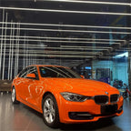 Gloss Crystal Orange Car Vinyl Wrap PET product image 3 - Veloro gloss vinyl wrap