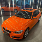 Gloss Crystal Orange Car Vinyl Wrap PET product image 5 - Veloro gloss vinyl wrap