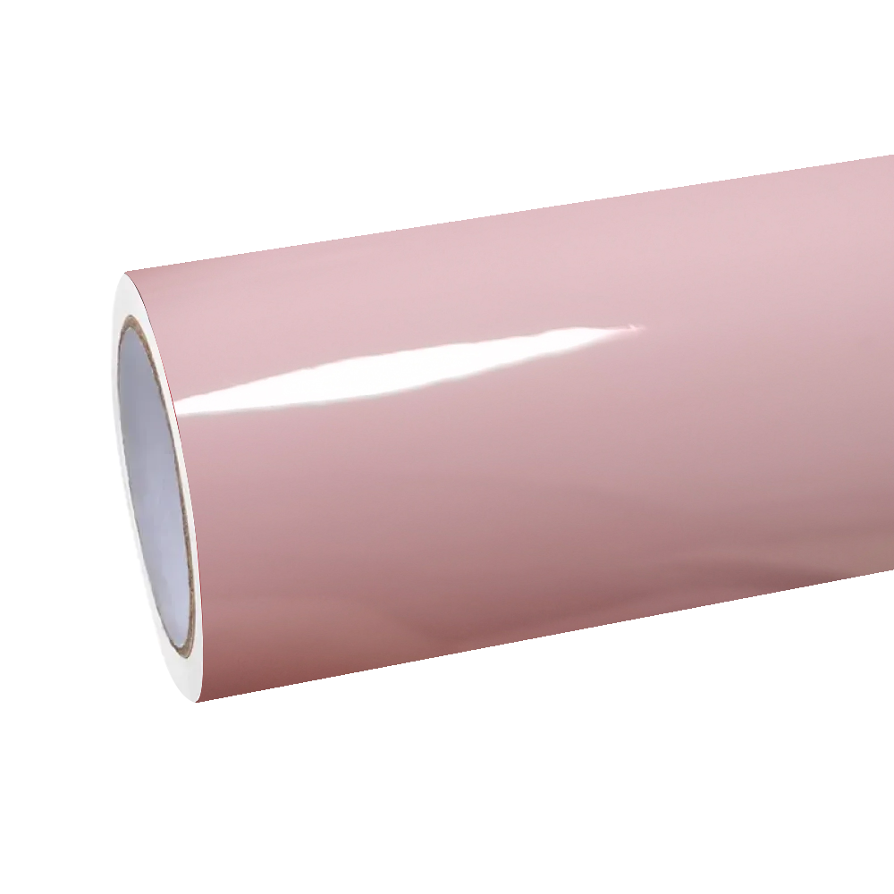 Gloss Crystal Peach Pink Car Vinyl Wrap PET