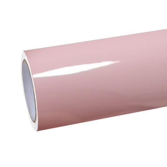 Gloss Crystal Peach Pink Car Vinyl Wrap PET