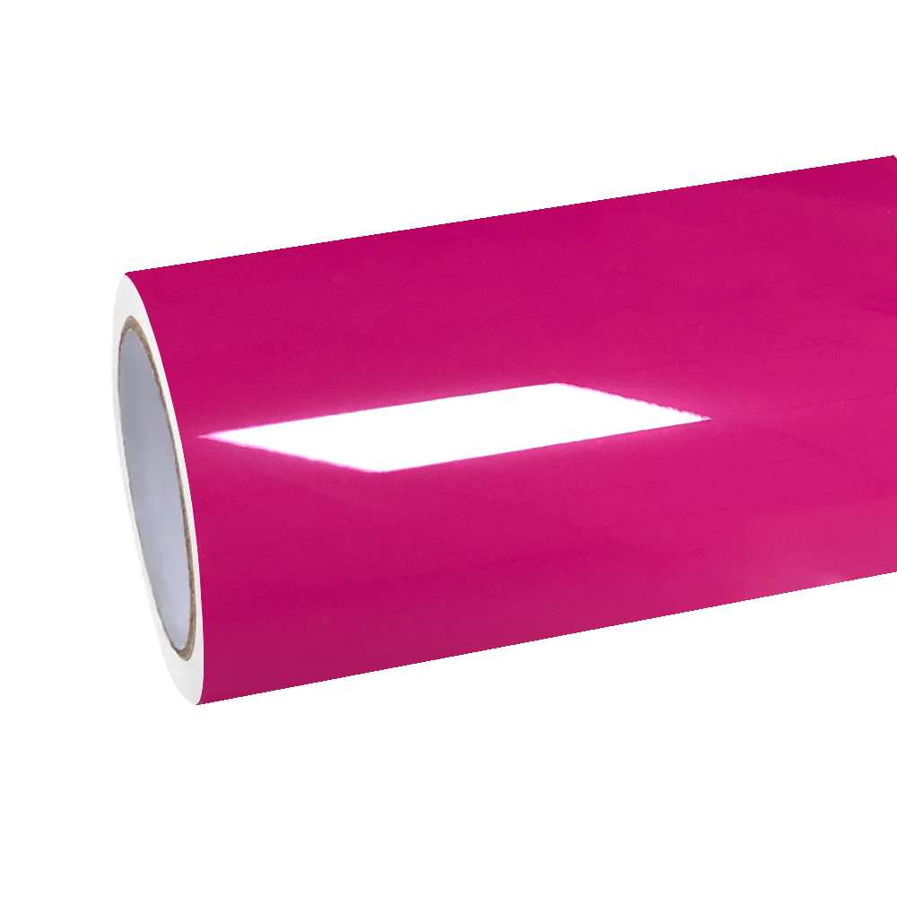 Gloss Crystal Rose Red Car Vinyl Wrap PET