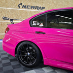 Gloss Crystal Rose Red Car Vinyl Wrap PET product image 7 - Veloro gloss vinyl wrap