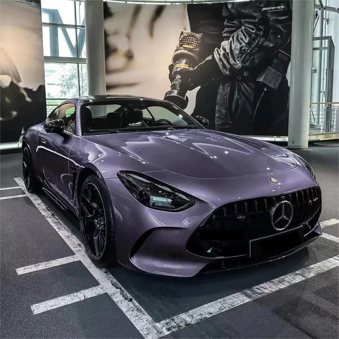 Gloss Crystal Rosemary Purple Car Vinyl Wrap PET product image 3 - Veloro gloss vinyl wrap