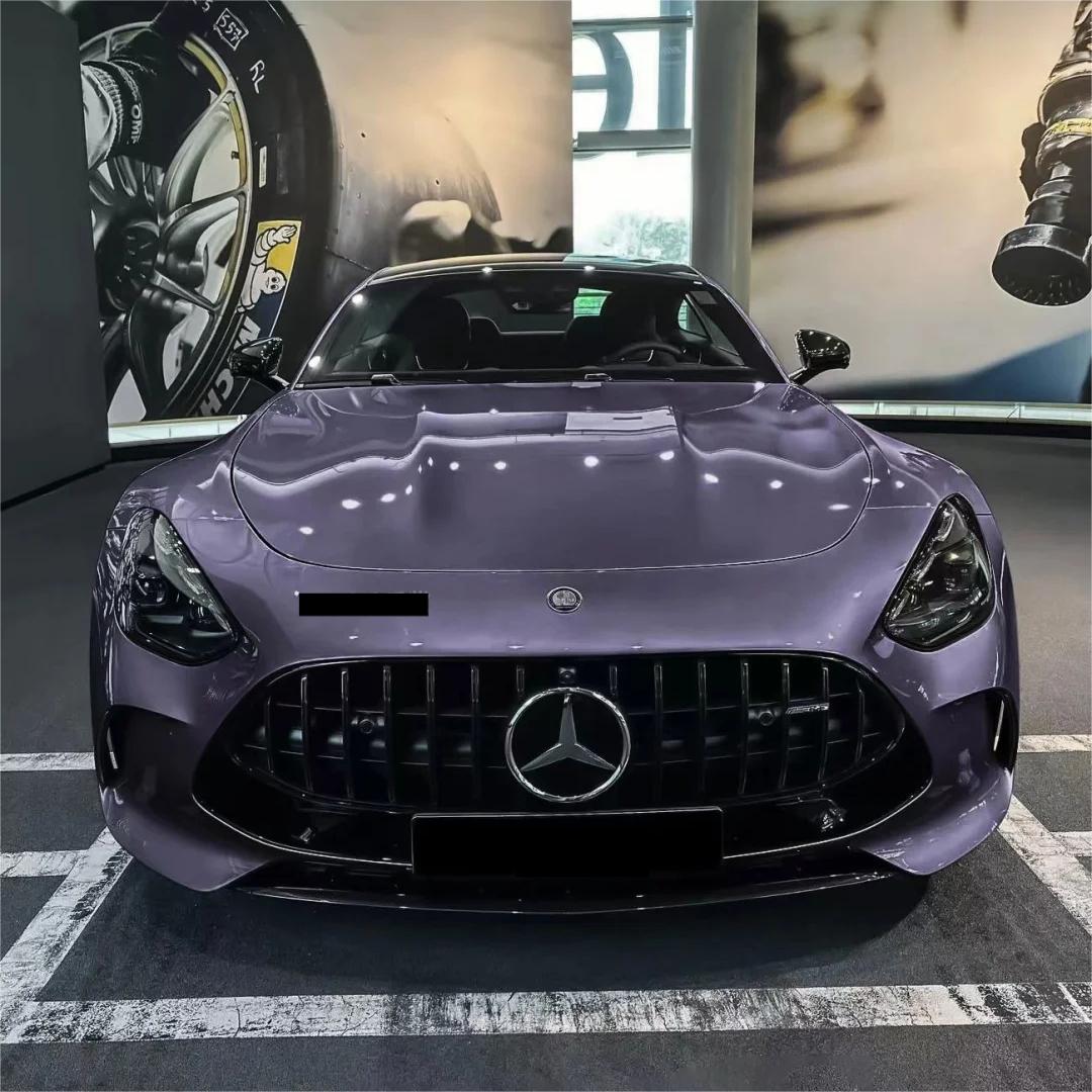 Gloss Crystal Rosemary Purple Car Vinyl Wrap PET product image 4 - Veloro gloss vinyl wrap