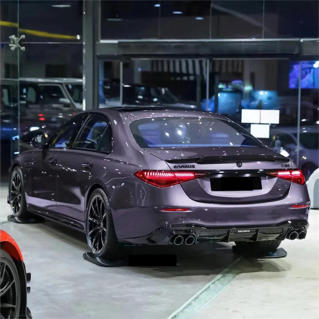 Gloss Crystal Rosemary Purple Car Vinyl Wrap PET product image 11 - Veloro gloss vinyl wrap