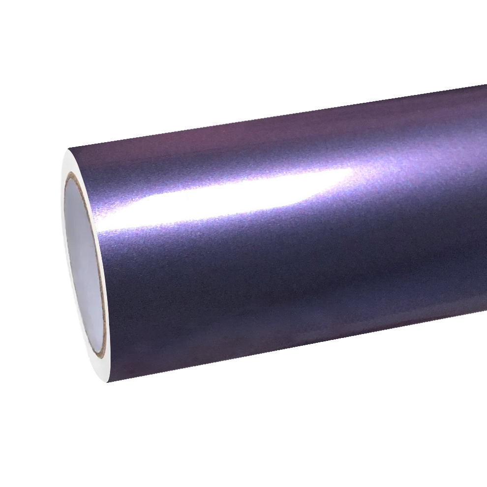 Gloss Crystal Rosemary Purple Car Vinyl Wrap PET