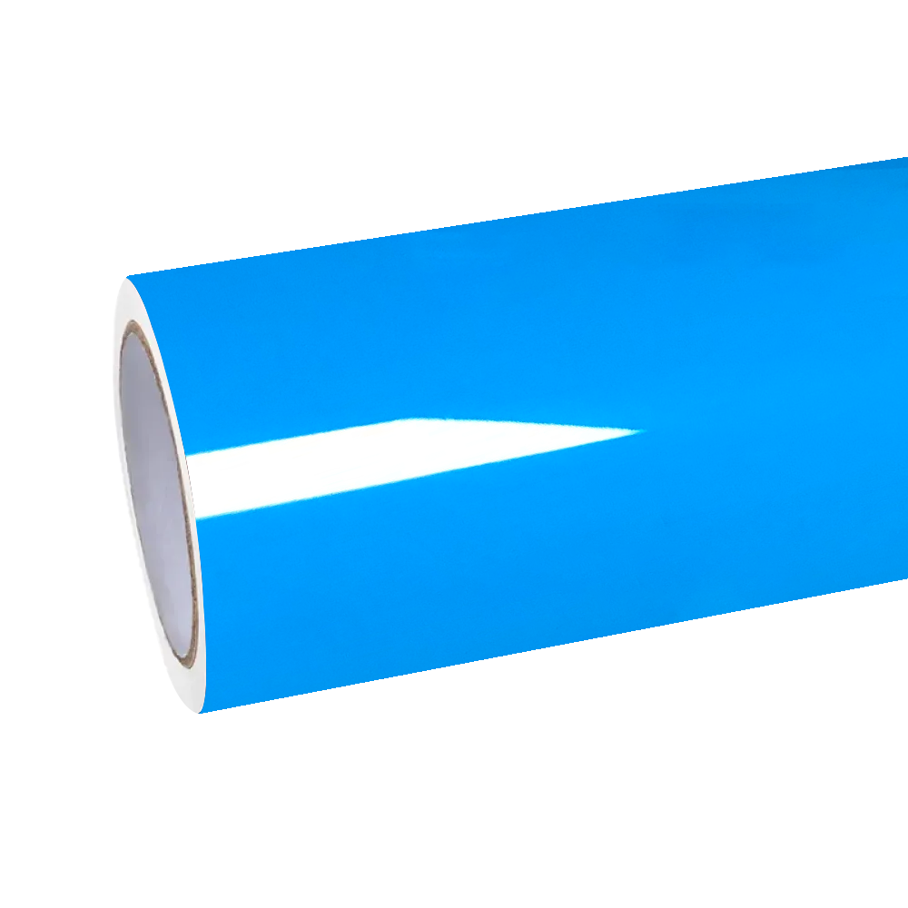 Gloss Crystal Sky Blue Car Viny Wrap PET product image 2 - Veloro gloss vinyl wrap