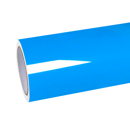 Gloss Crystal Sky Blue Car Viny Wrap PET product image 2 - Veloro gloss vinyl wrap
